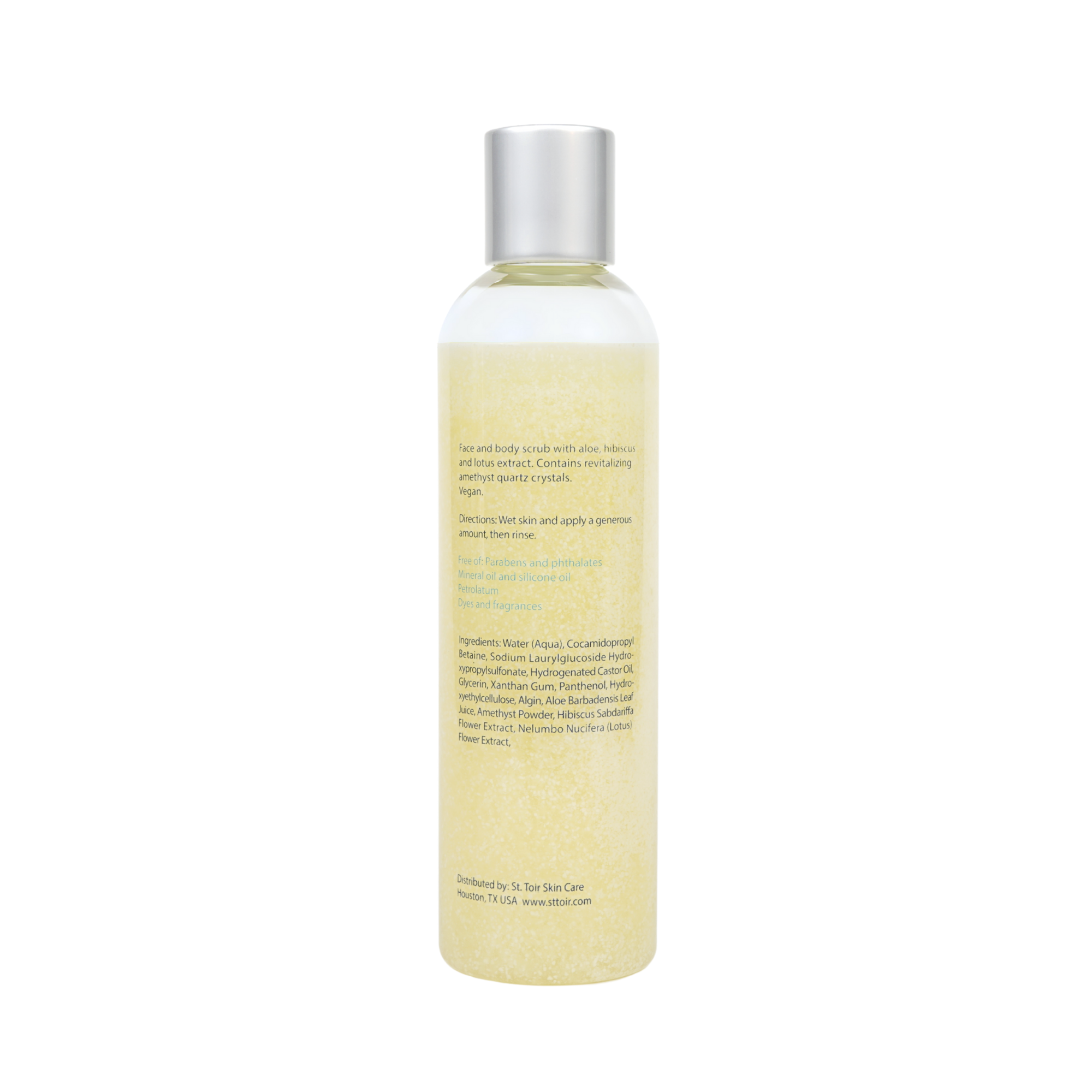 Skincare bottle with a white background